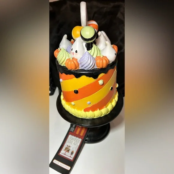 Sweet Treats Halloween Cake Ghost Pumpkins Candy Icing Decoration - Picture 6 of 11